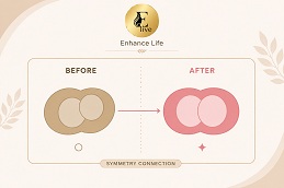 Before and after labia majora augmentation procedure performed by board-certified doctor in Dubai
