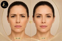 Before and After results of Botox injections in Dubai