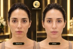 before and after results of Hyaluronic Injection