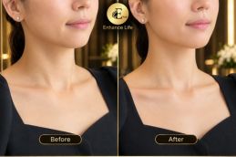 before and after results of Hyaluronic Injections dubai Abu Dhabi